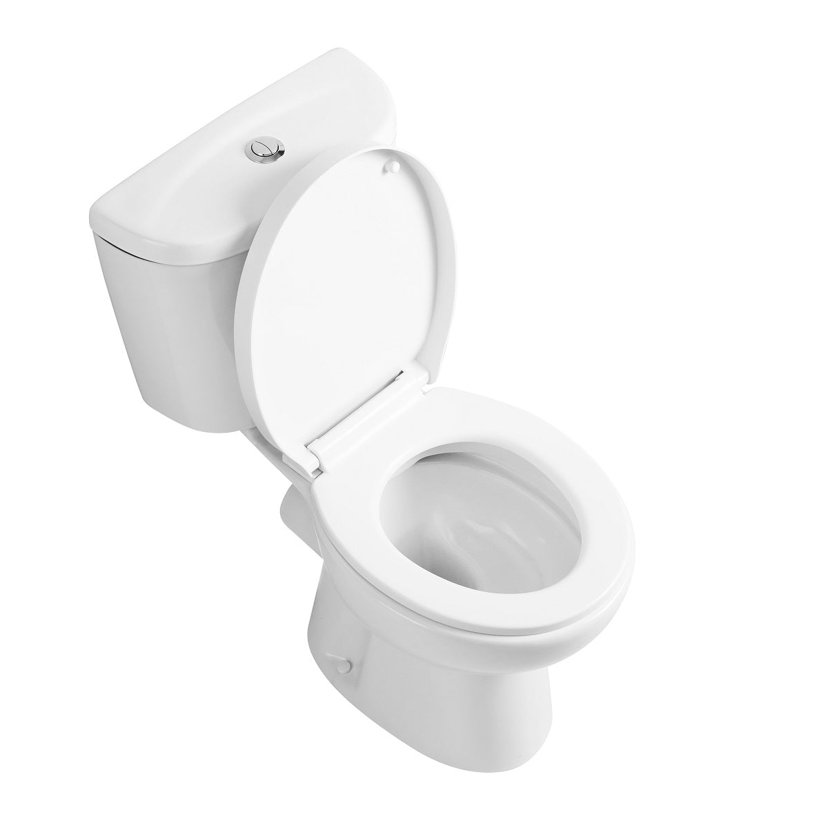Basics Close Coupled Toilet And Full Pedestal Basin Suite - White