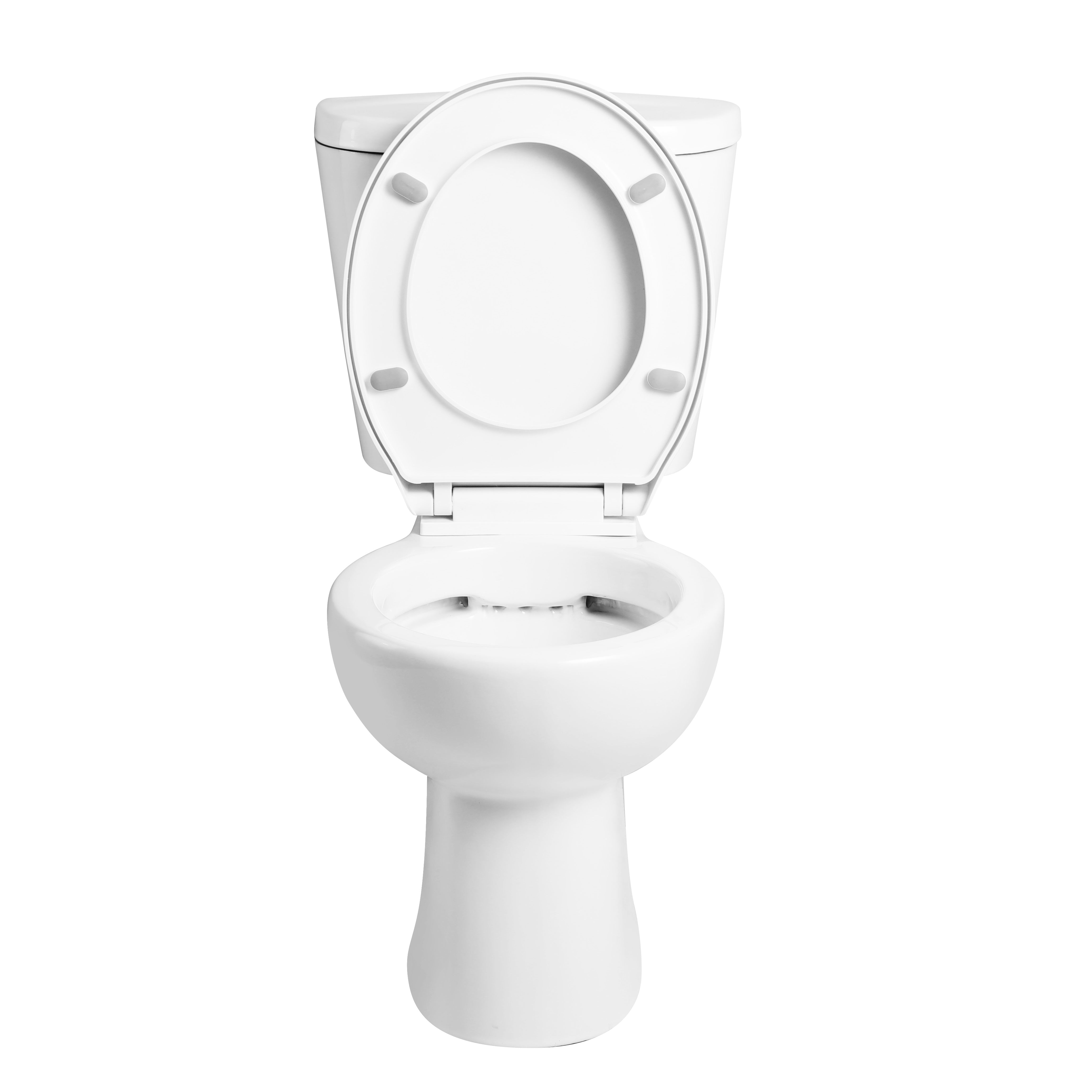 Basics Close Coupled Toilet with Soft Close Seat & Cistern - White