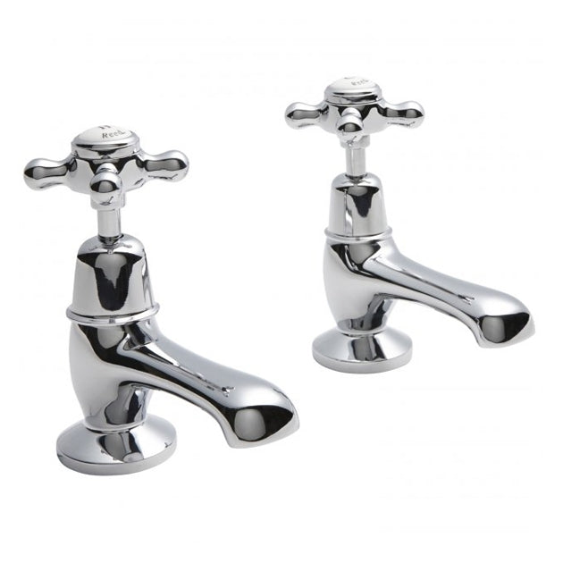 Claremont Topaz Dome Basin Taps Pair