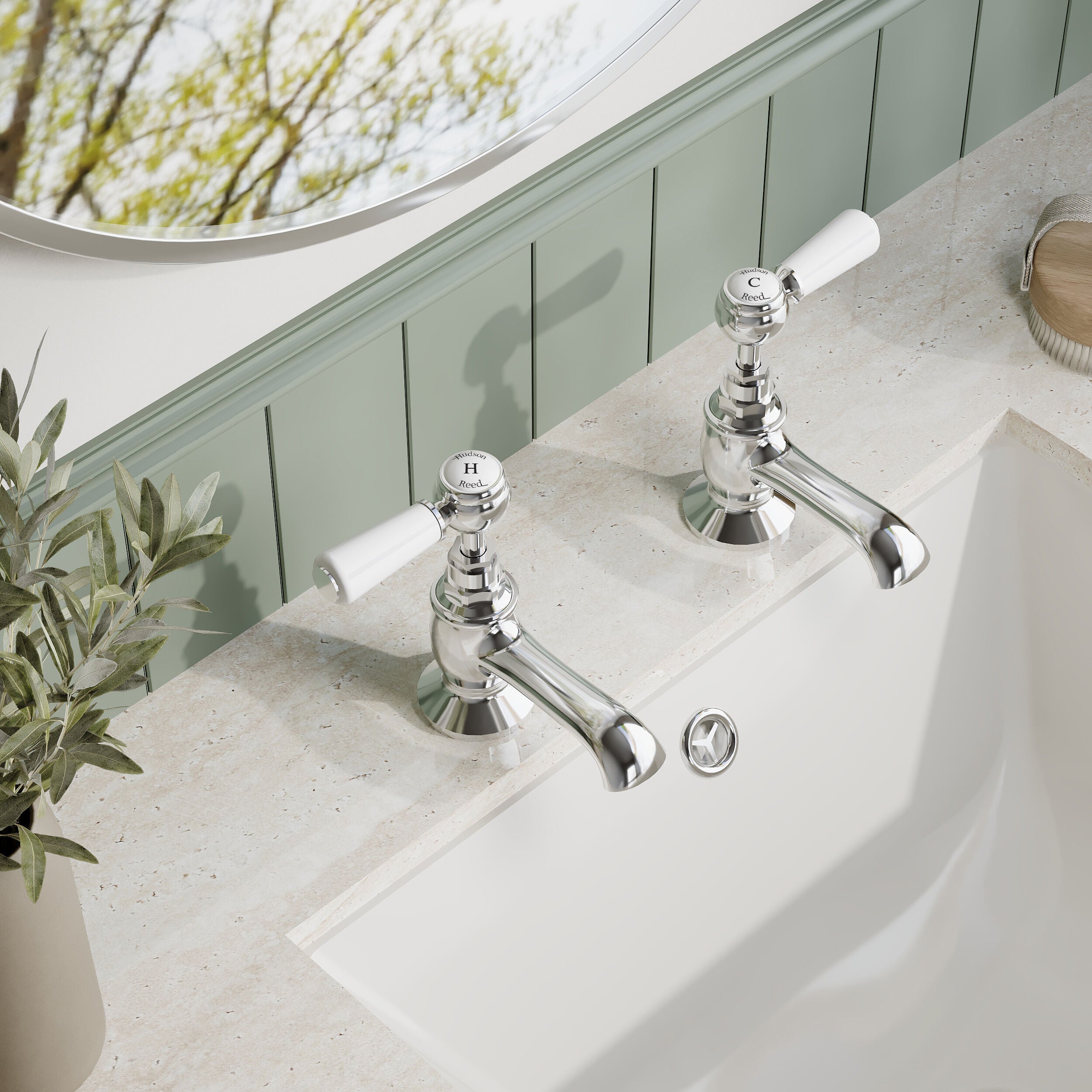 Claremont Topaz Lever Basin Taps