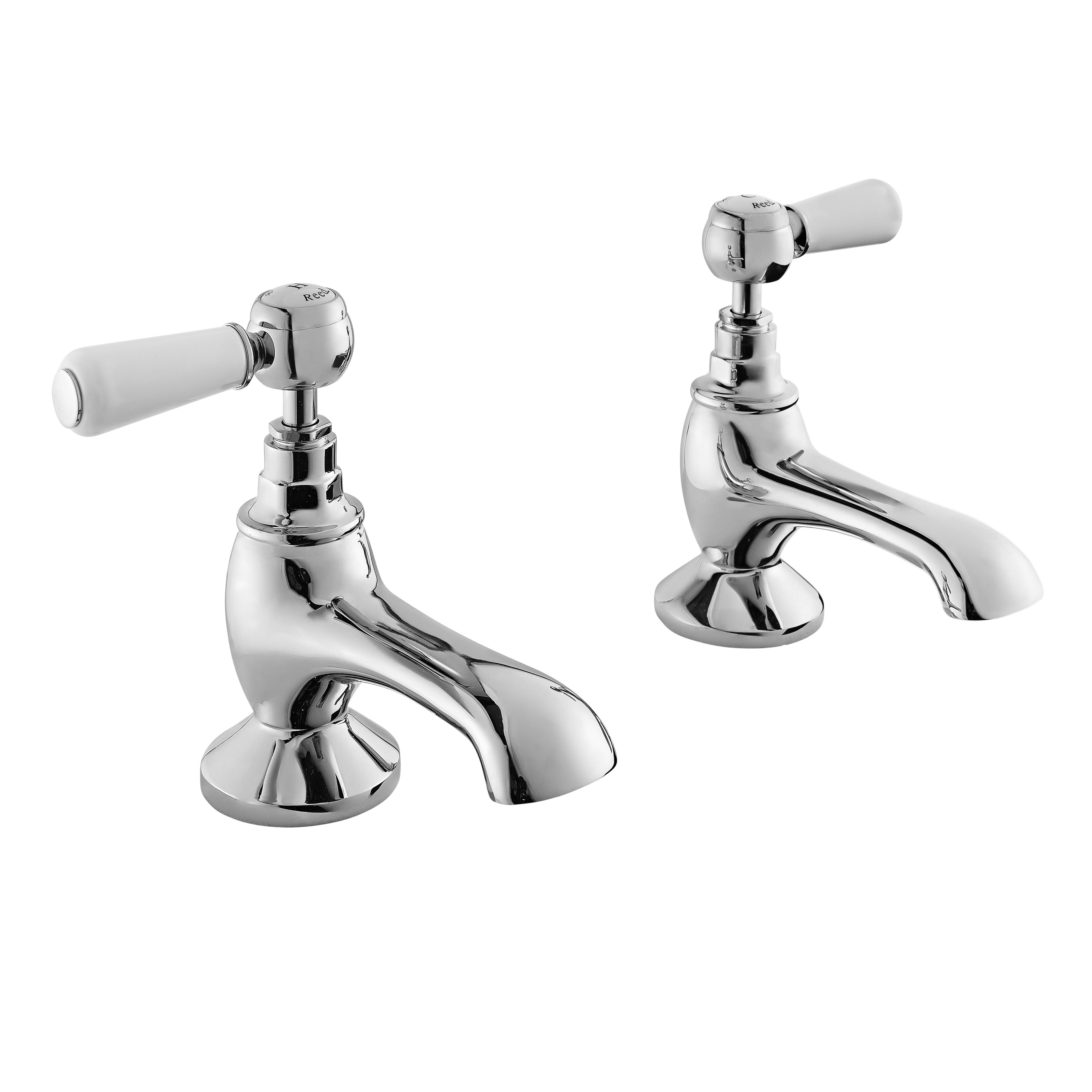 Claremont Topaz Lever Bath Pillar Taps