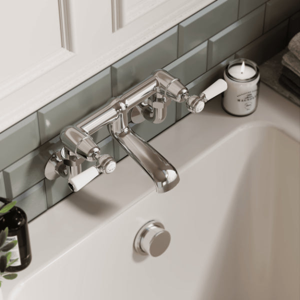 Claremont Wall Mounted Lever Bath Filler Tap