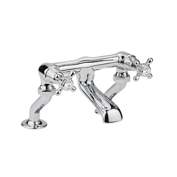 Claremont Crosshead Deck Mounted Bath Filler Tap