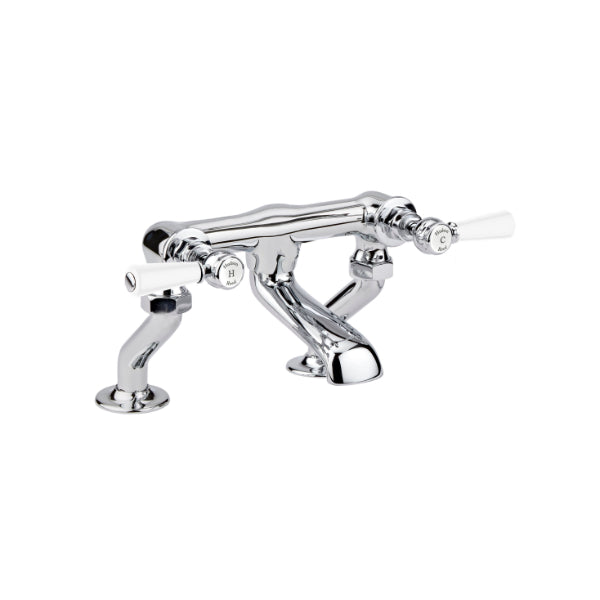 Claremont Dual Lever Deck Mounted Bath Filler Tap