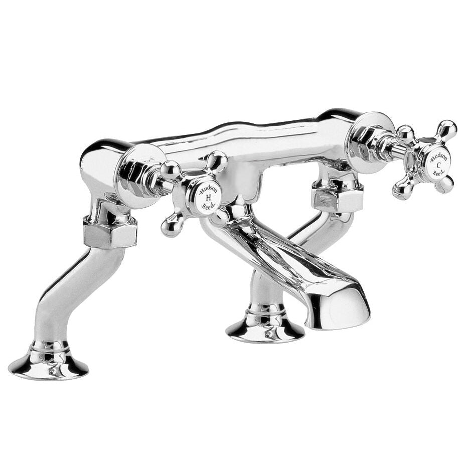 Claremont Topaz Crosshead Deck Mounted Bath Filler Tap