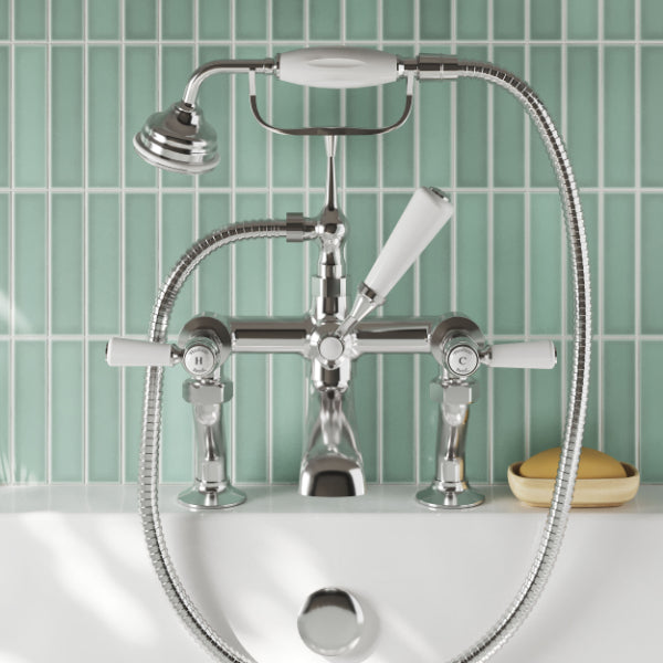 Claremont Deck Mounted Bath Shower Mixer Tap