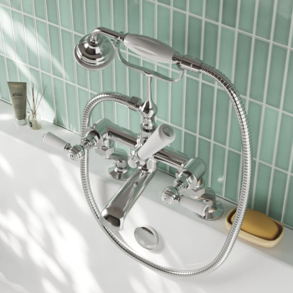 Claremont Deck Mounted Bath Shower Mixer Tap