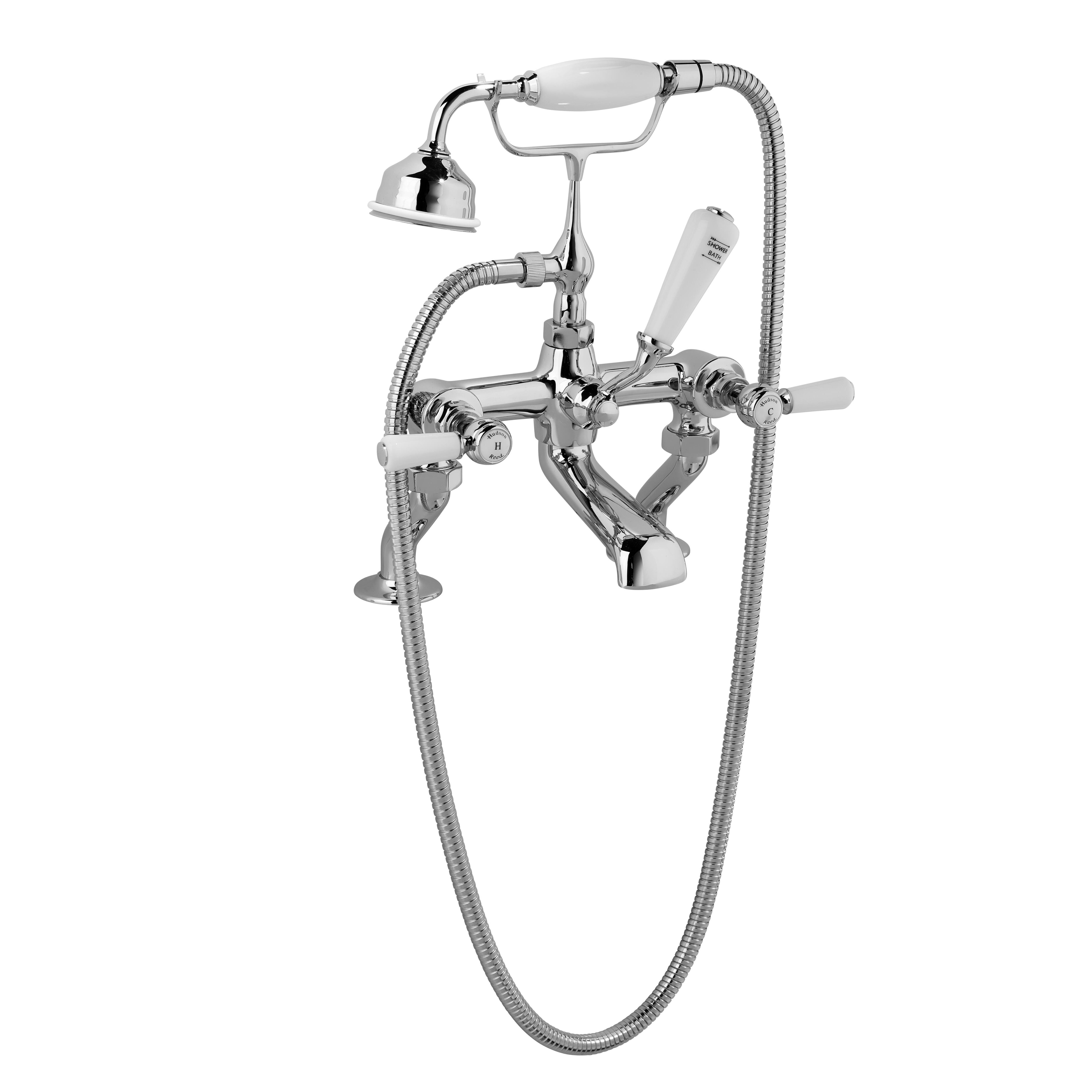 Claremont Topaz Deck Mounted Bath Shower Mixer Tap