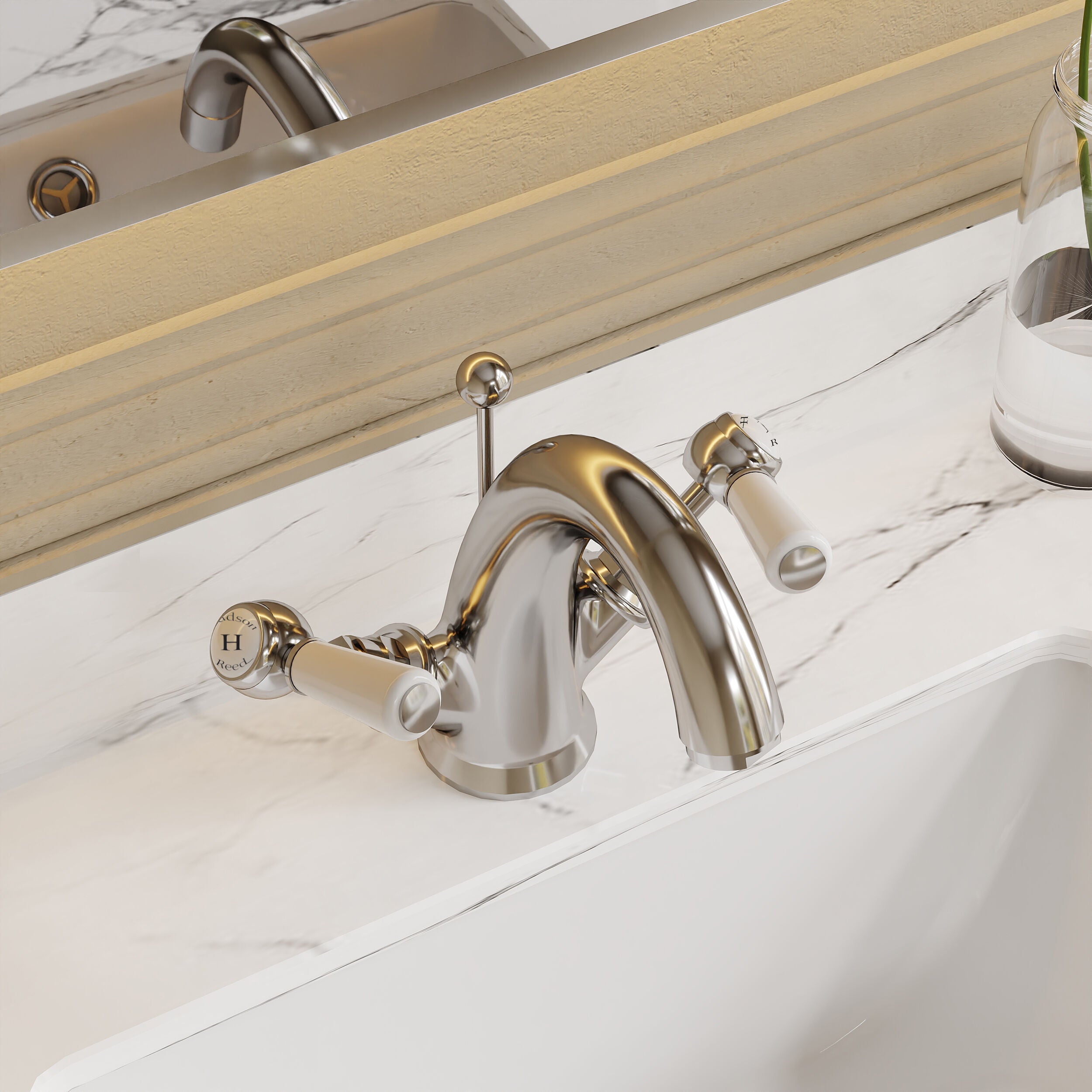 Claremont Topaz Lever Mono Basin Mixer Tap with Pop Up Waste
