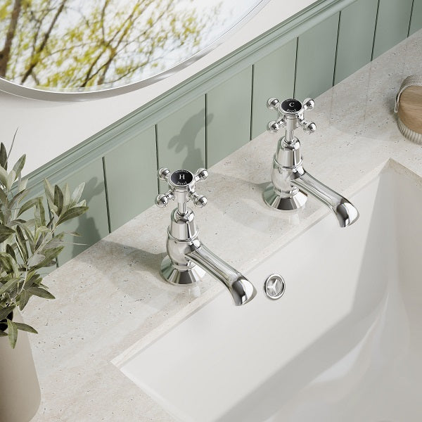 Claremont Dome Basin Pillar Taps