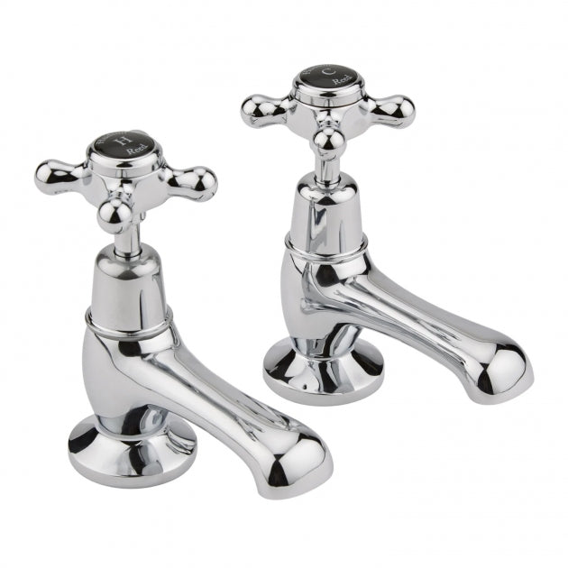 Claremont Topaz Dome Basin Taps Pair
