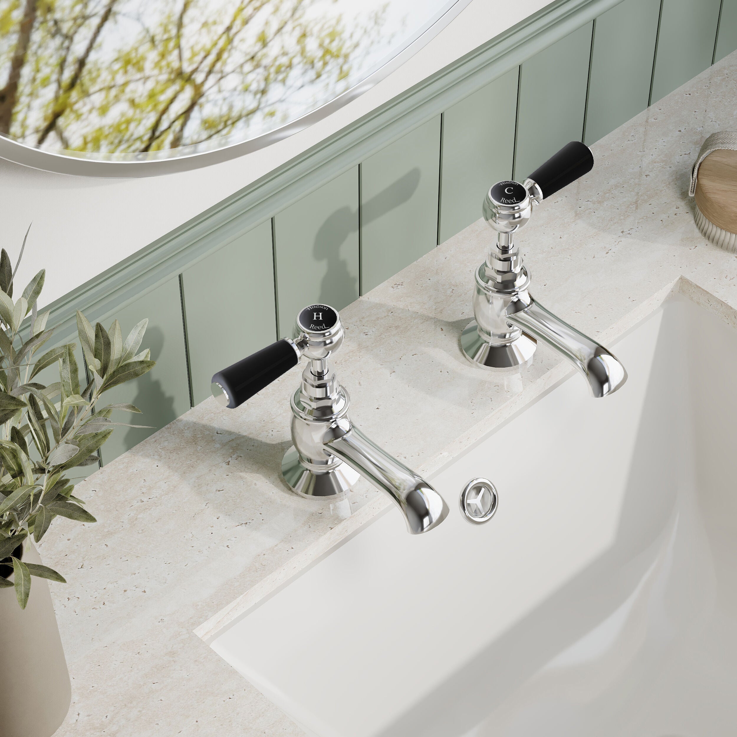 Claremont Topaz Lever Basin Taps