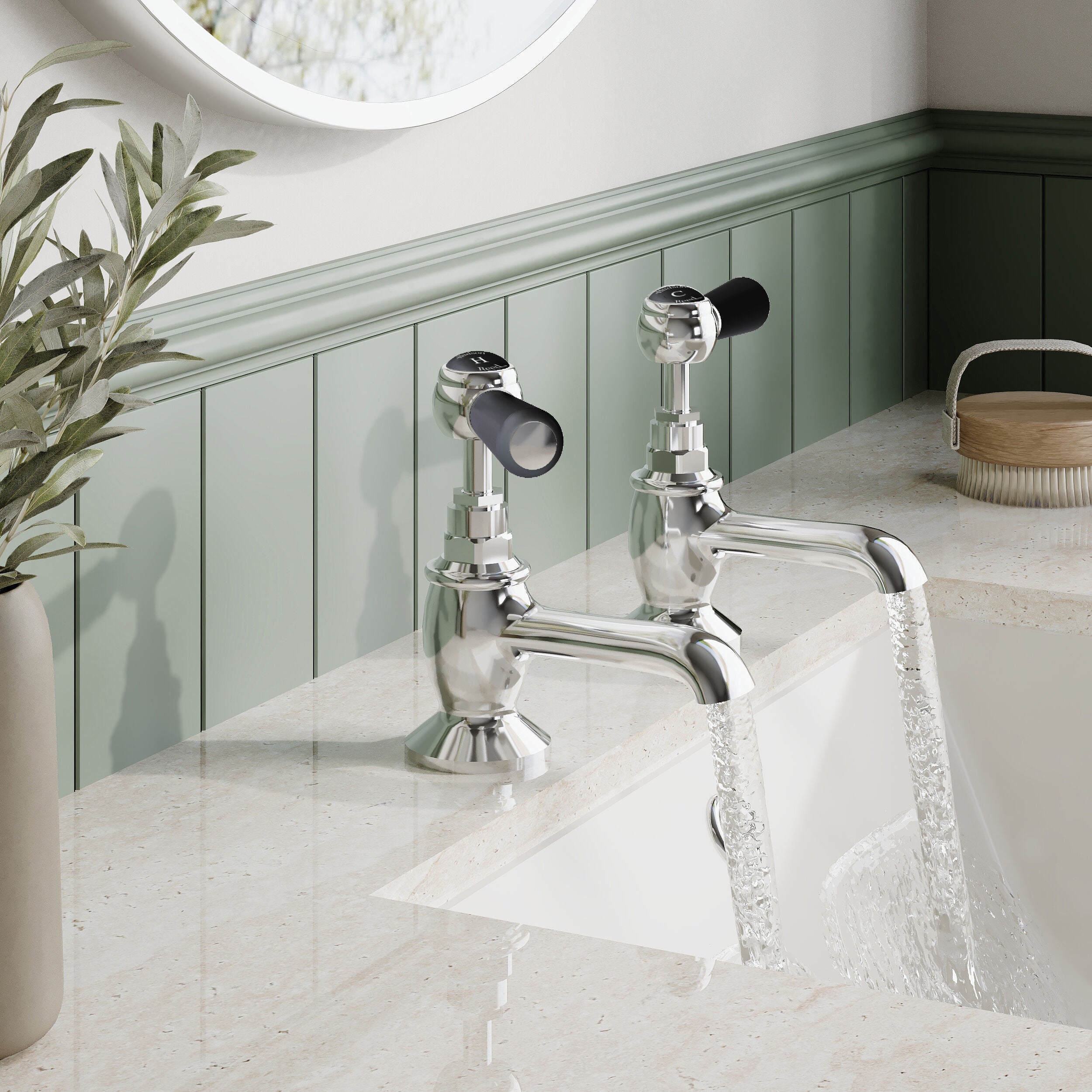 Claremont Topaz Lever Basin Taps