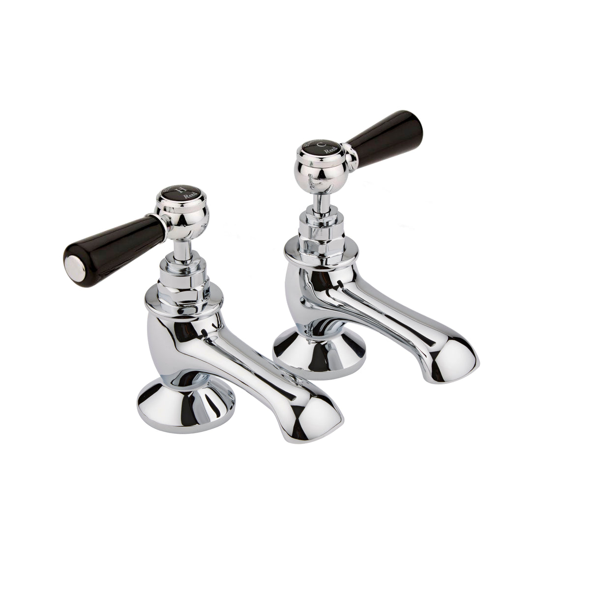 Claremont Topaz Lever Bath Pillar Taps