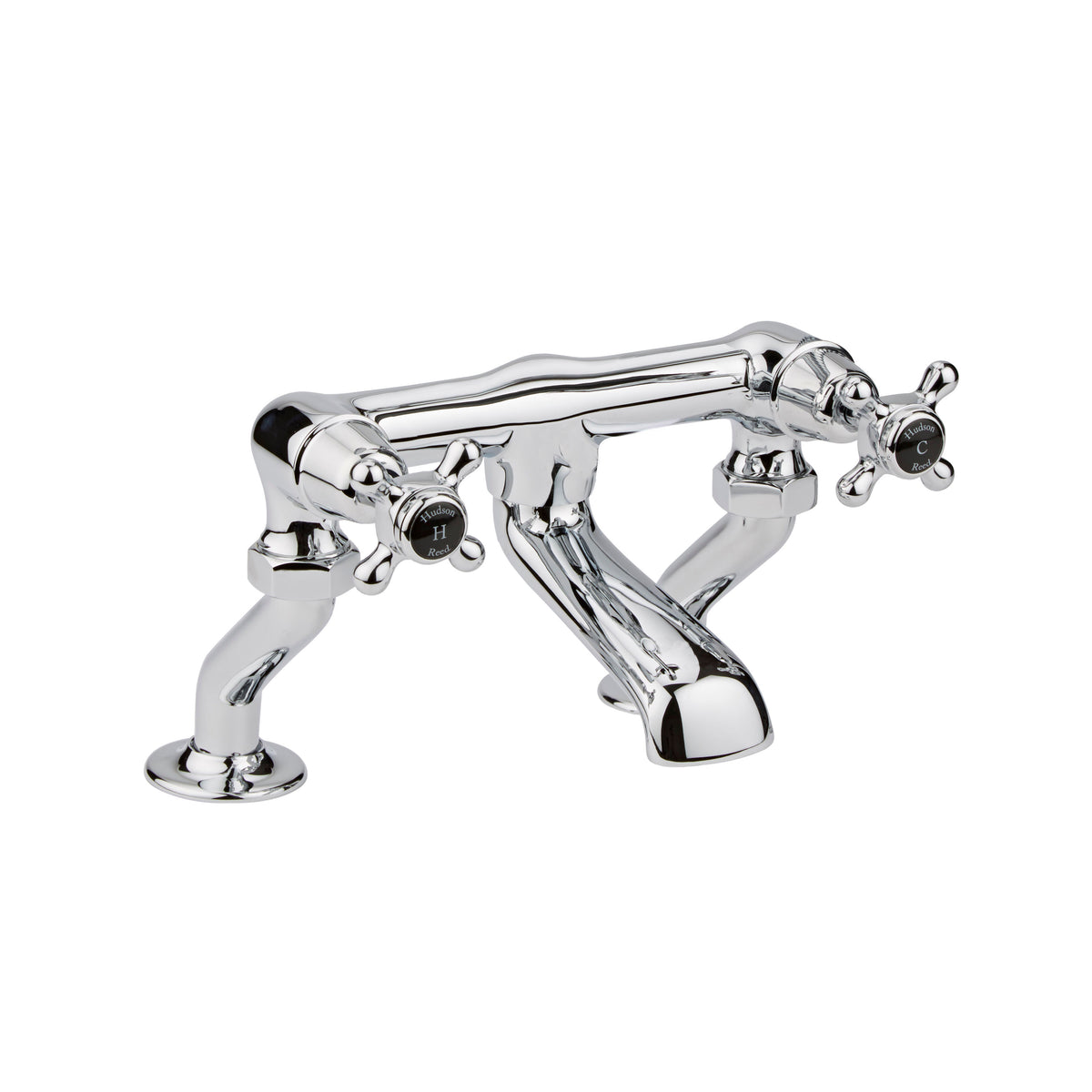 Claremont Topaz Crosshead Deck Mounted Bath Filler Tap