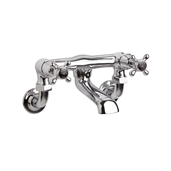 Claremont Traditional Crosshead Wall Mounted Bath Filler Tap