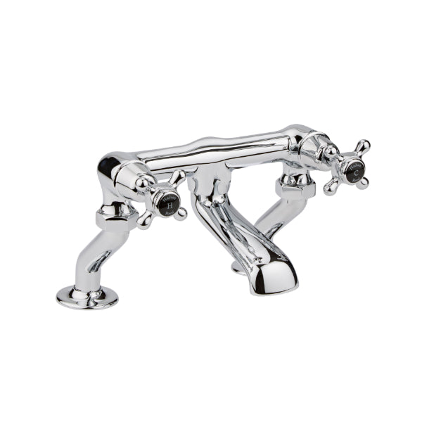 Claremont Crosshead Deck Mounted Bath Filler Tap