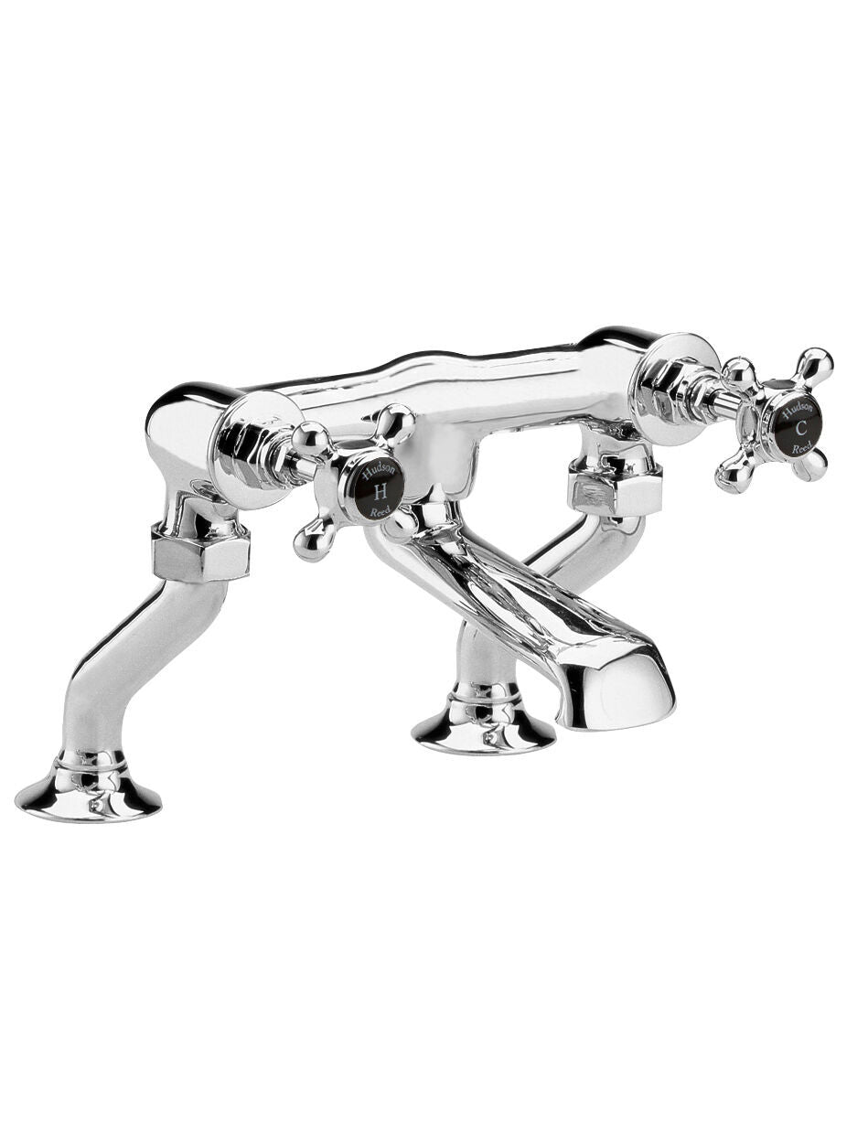 Claremont Topaz Crosshead Deck Mounted Bath Filler Tap