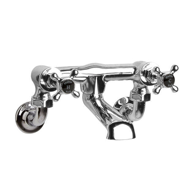 Claremont Topaz Crosshead Wall Mounted Bath Filler Tap
