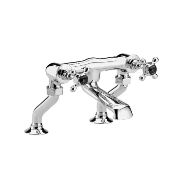Claremont Crosshead Deck Mounted Bath Filler Tap