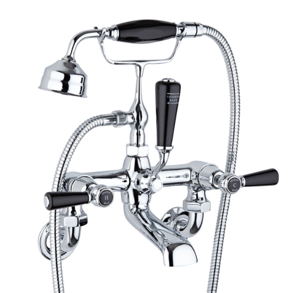 Claremont Traditional Wall Mounted Bath Shower Mixer Tap