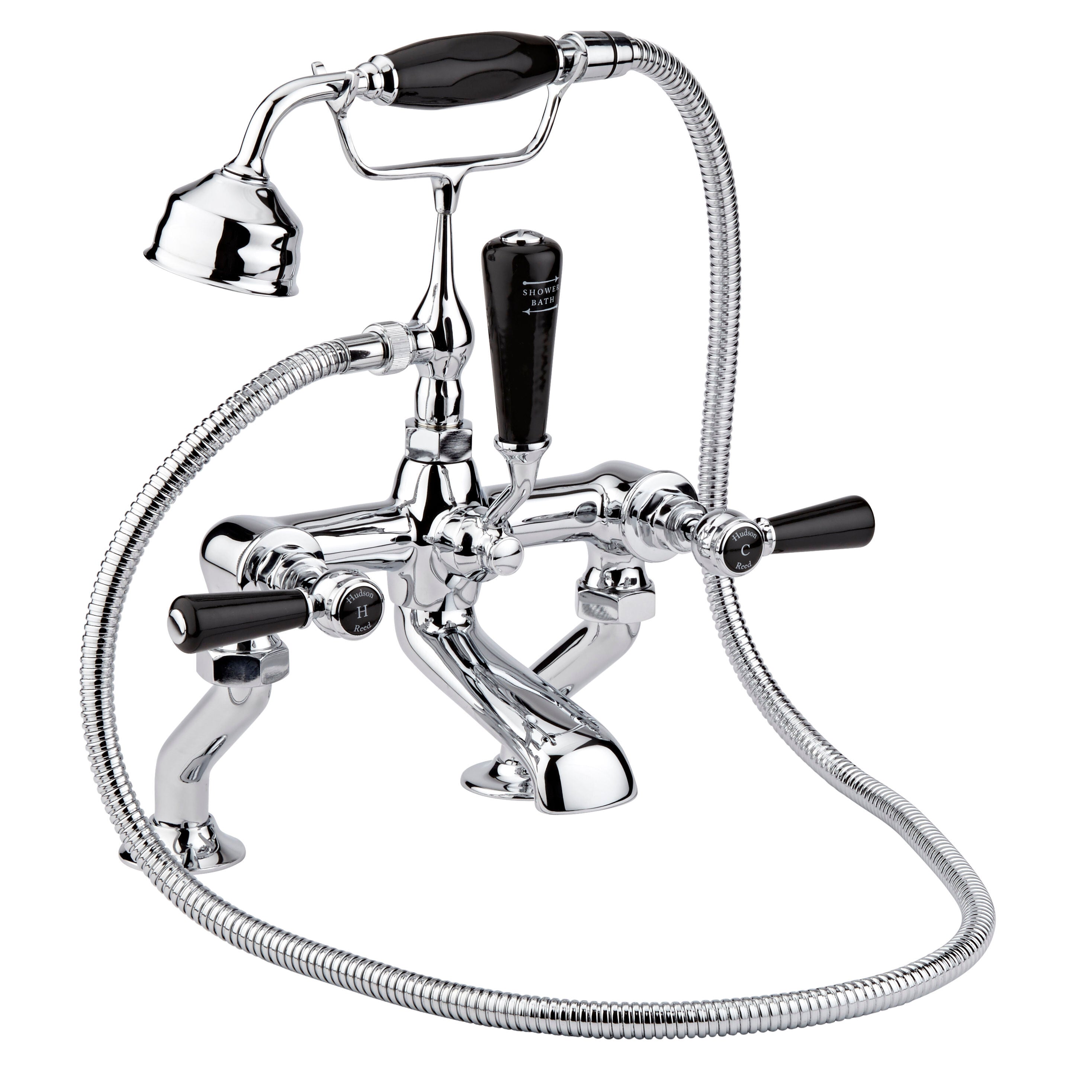 Claremont Topaz Deck Mounted Bath Shower Mixer Tap