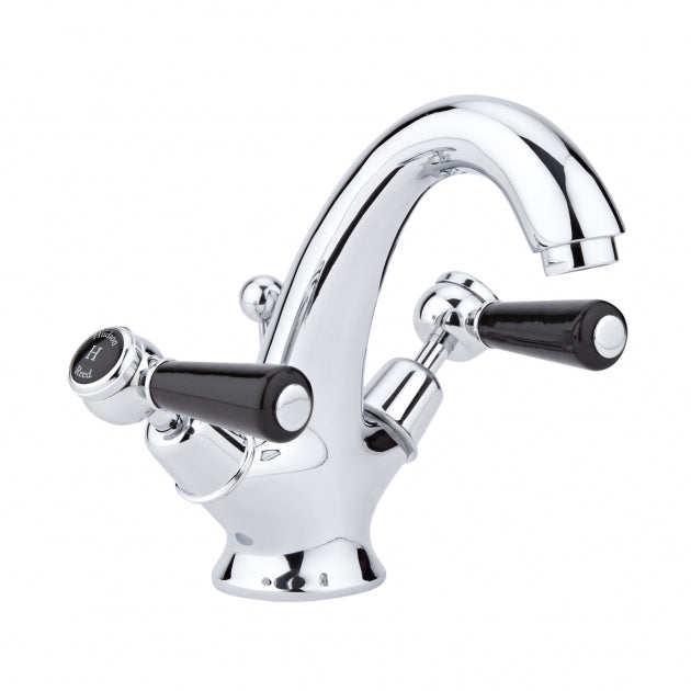 Claremont Topaz Dual Lever Mono Basin Mixer Tap with Pop Up Waste