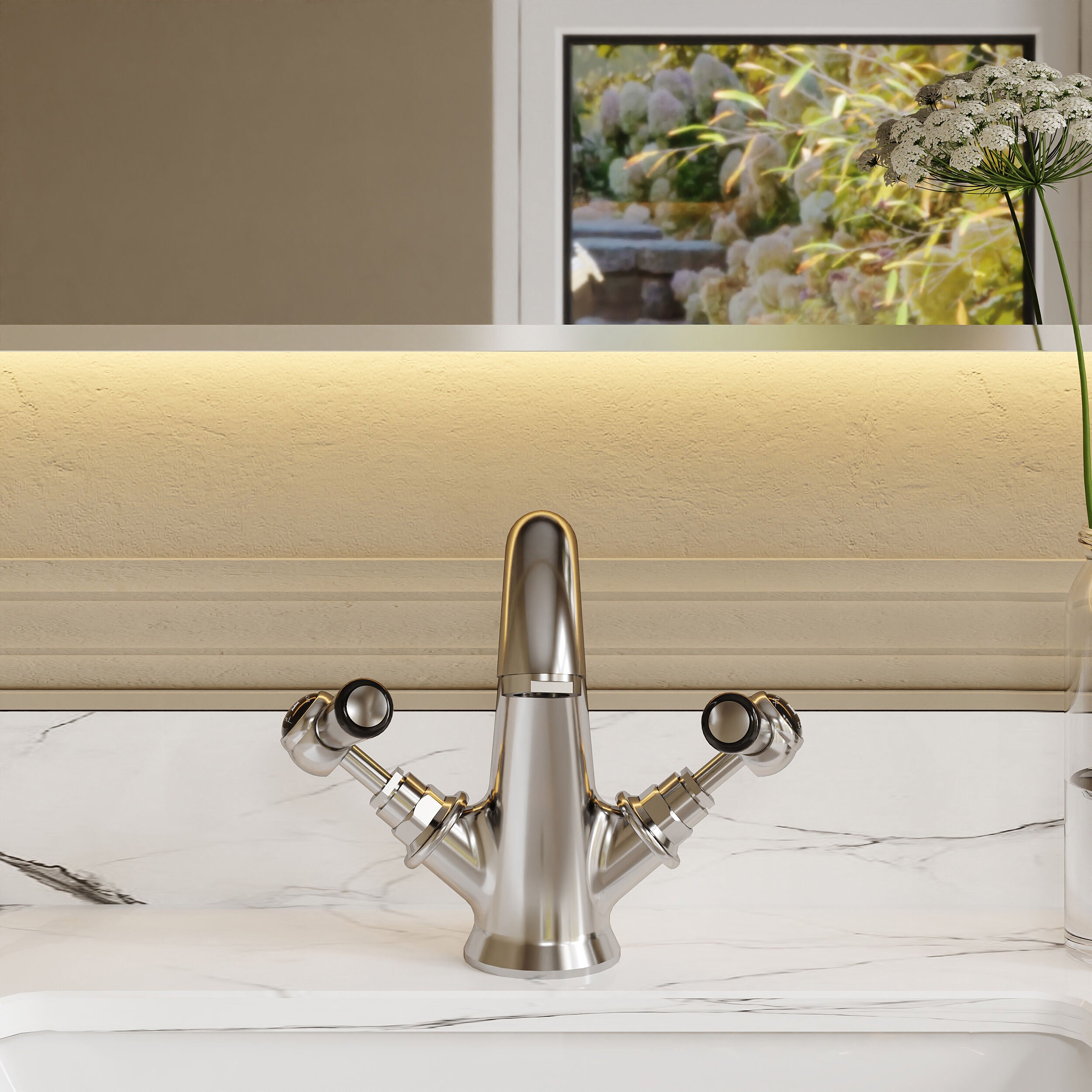 Claremont Topaz Lever Mono Basin Mixer Tap with Pop Up Waste