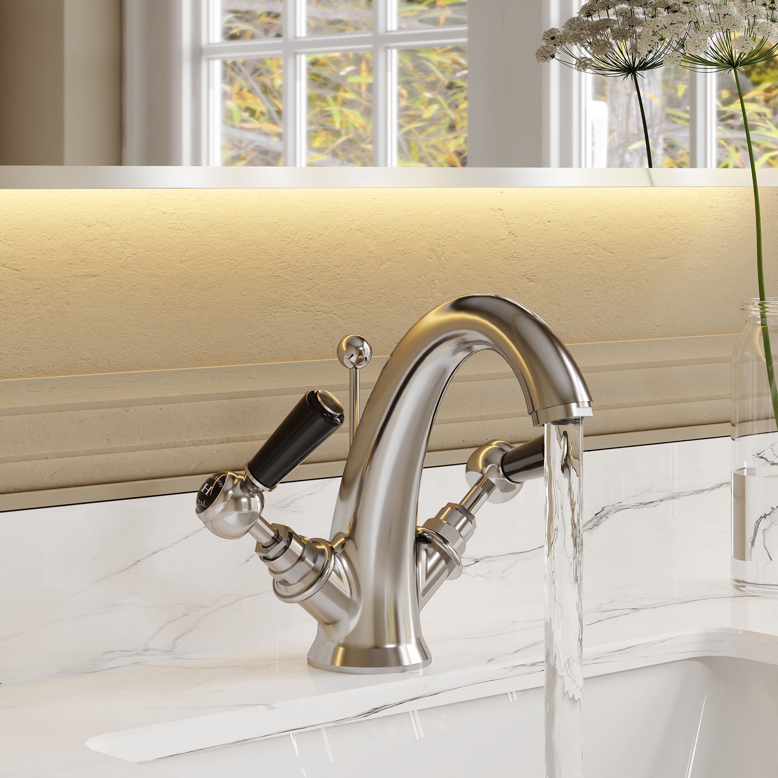 Claremont Topaz Lever Mono Basin Mixer Tap with Pop Up Waste