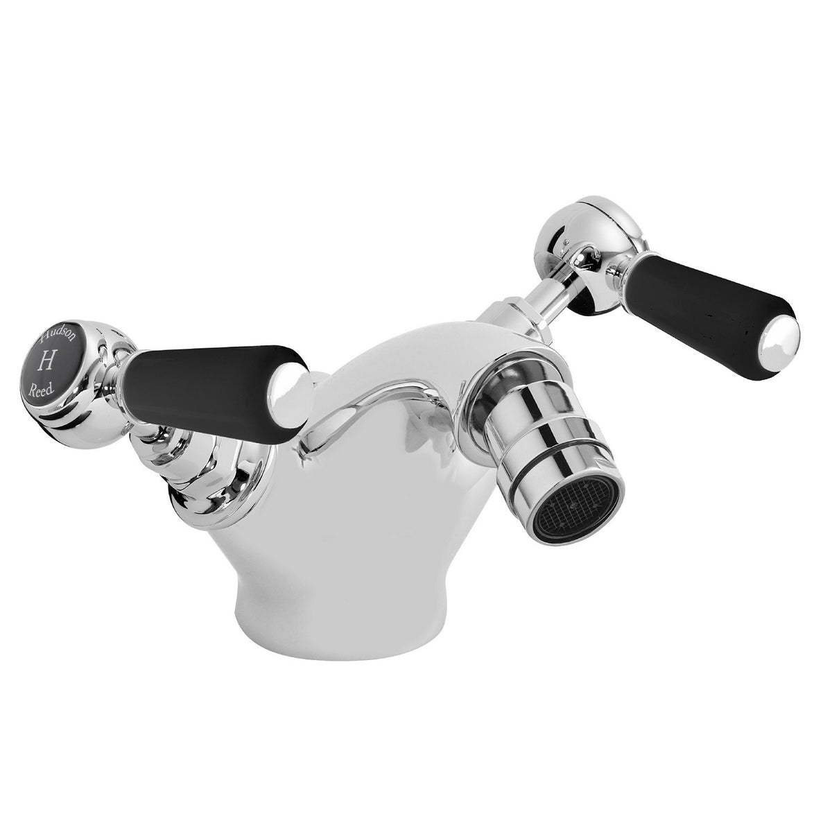 Claremont Hexagonal Lever Handle Bidet Mixer Tap With Waste