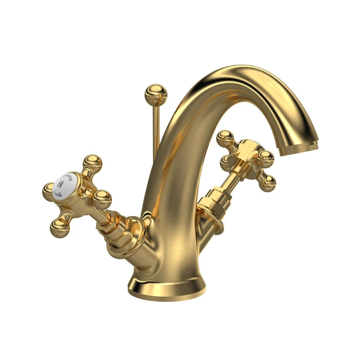 Claremont Hexagonal Collar Mono Basin Mixer Tap with Pop Up Waste