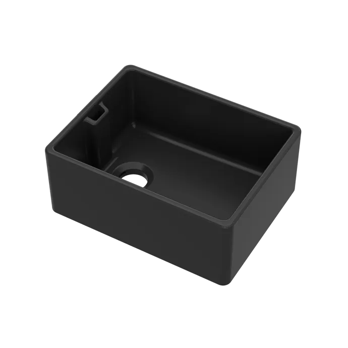 Nuie Single Bowl Belfast Sink With Offset Waste And Weir Overflow