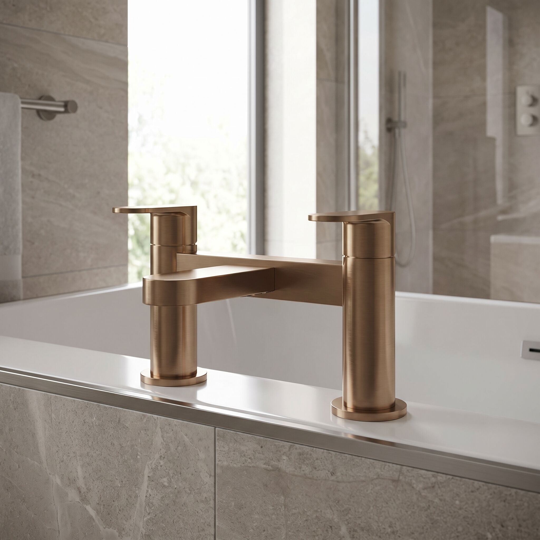 Brent Deck Mounted Bath Filler Tap