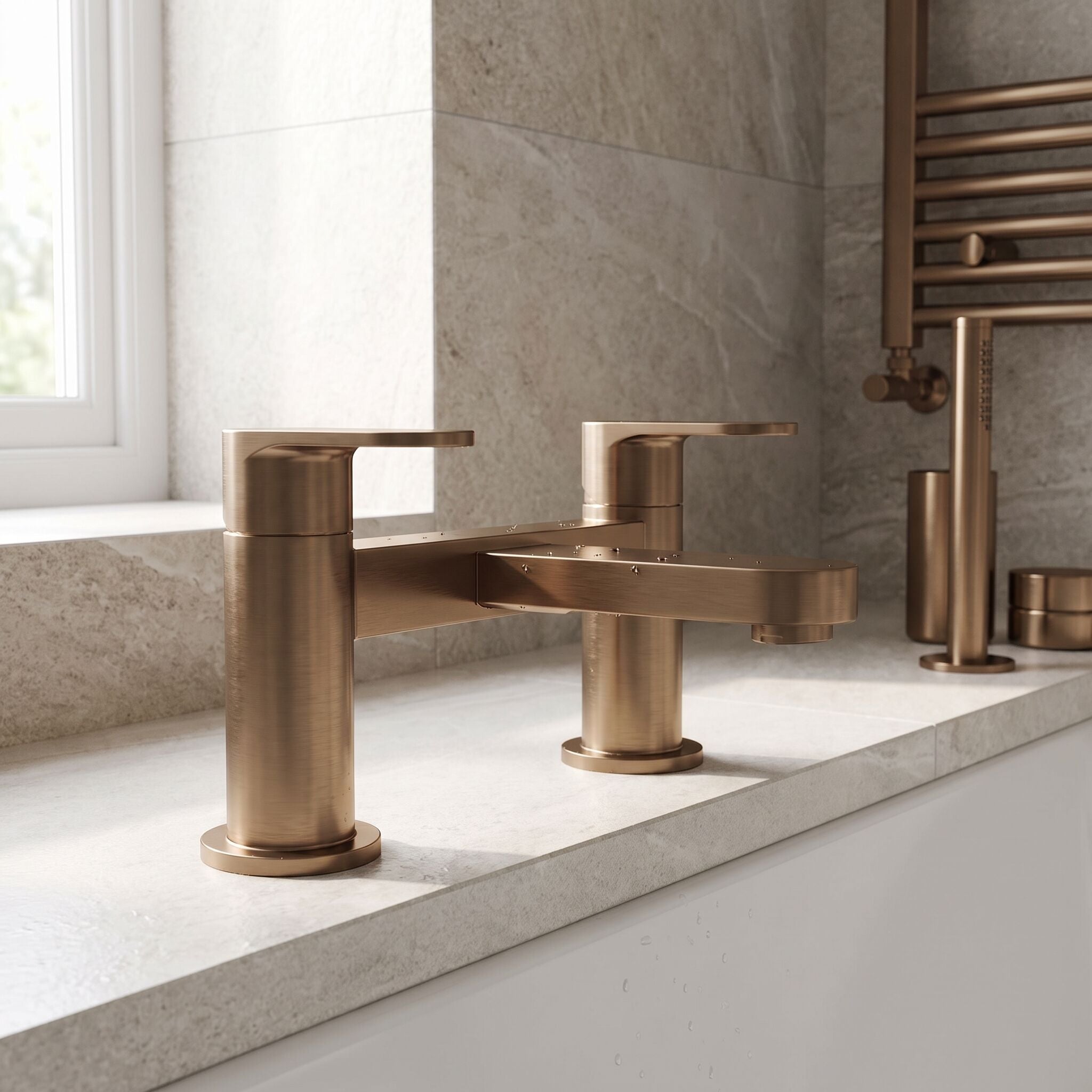 Brent Deck Mounted Bath Filler Tap
