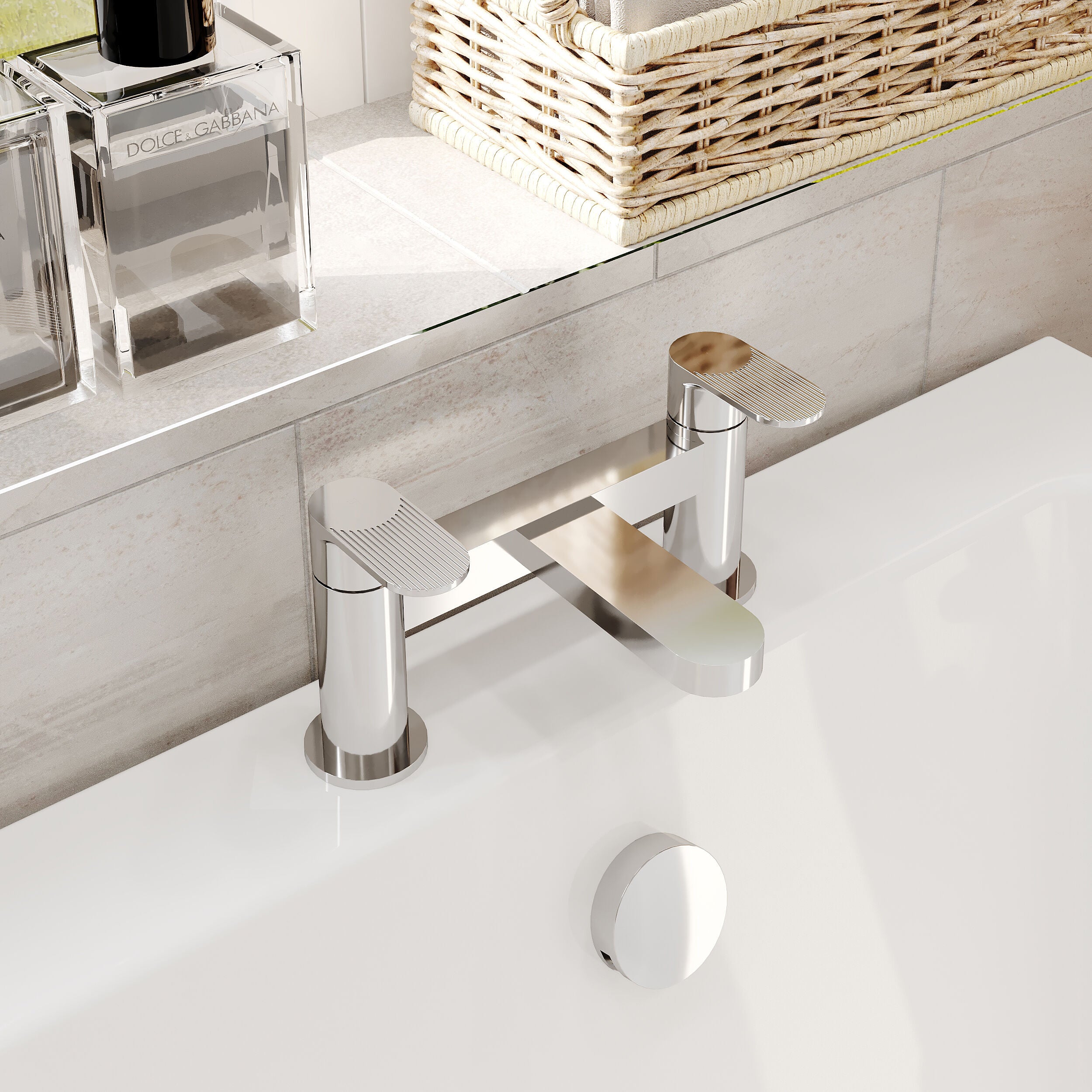 Cove Fluted Bath Filler Tap