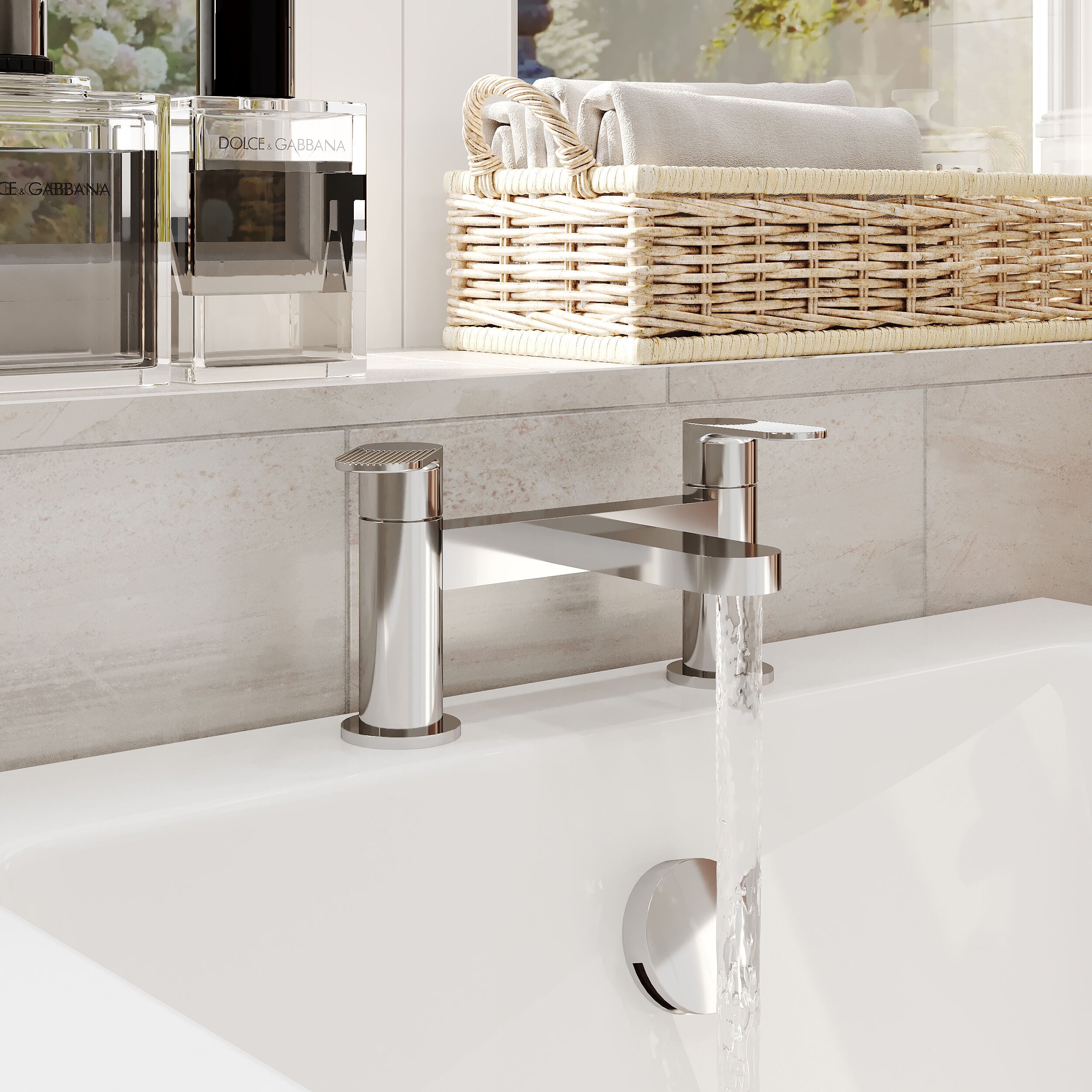 Cove Fluted Bath Filler Tap