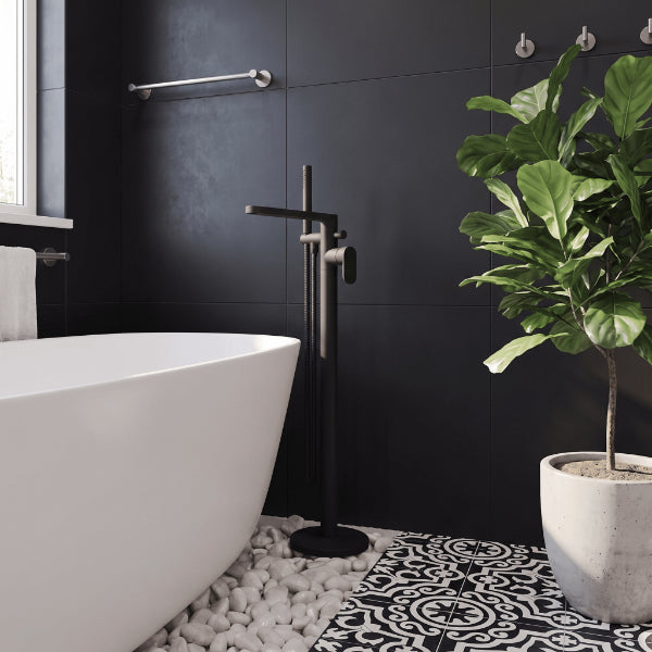 Brent Freestanding Bath Shower Mixer Tap With Handset