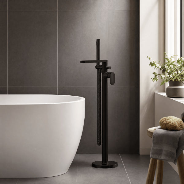 Brent Freestanding Bath Shower Mixer Tap With Handset