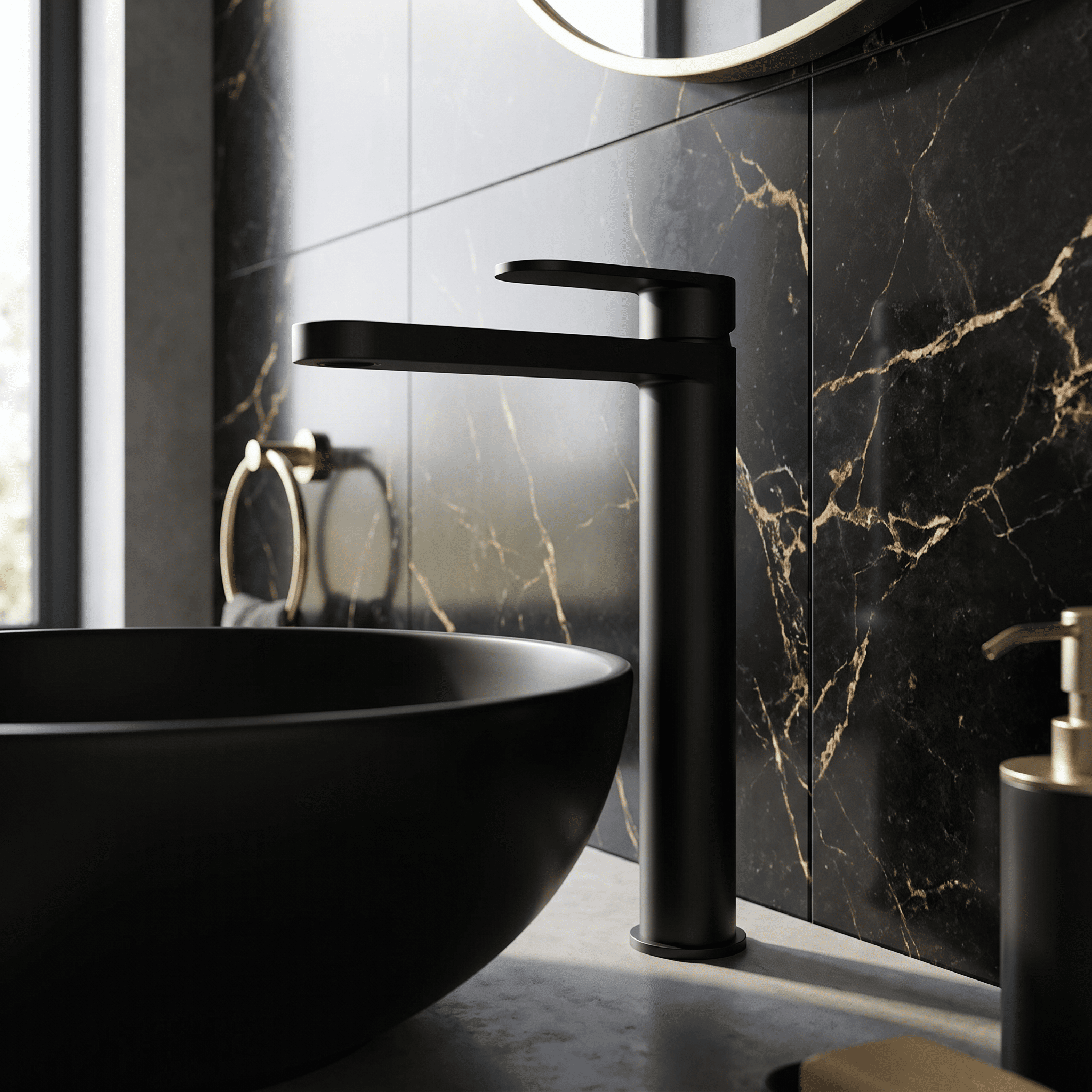 Brent Mono Tall Basin Mixer Tap
