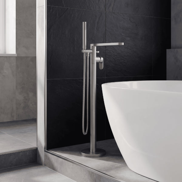 Brent Freestanding Bath Shower Mixer Tap With Handset