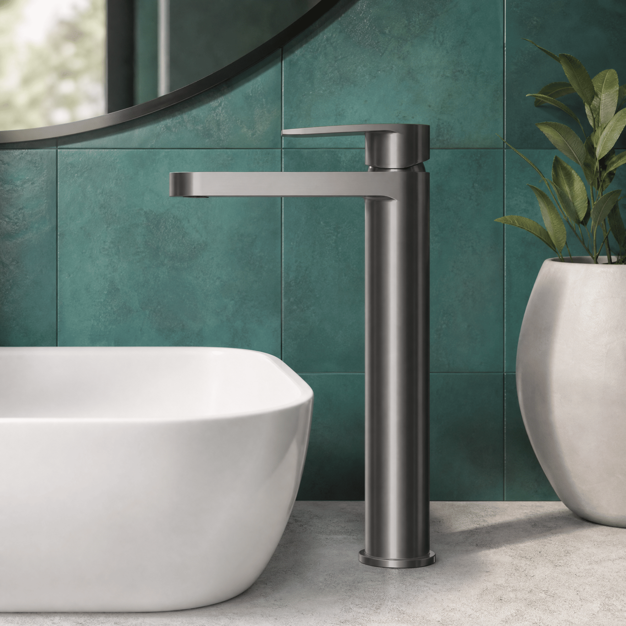 Brent Mono Tall Basin Mixer Tap