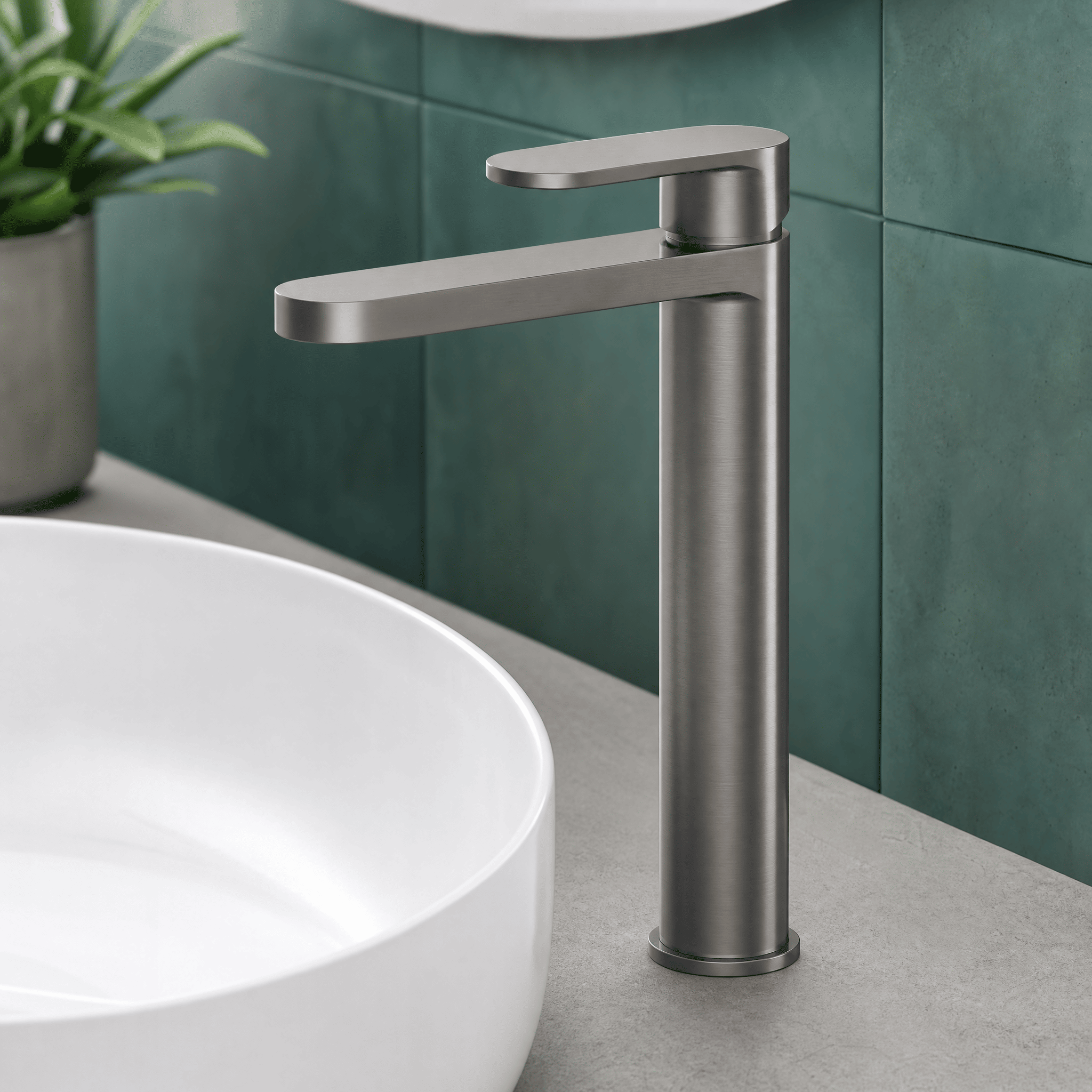 Brent Mono Tall Basin Mixer Tap