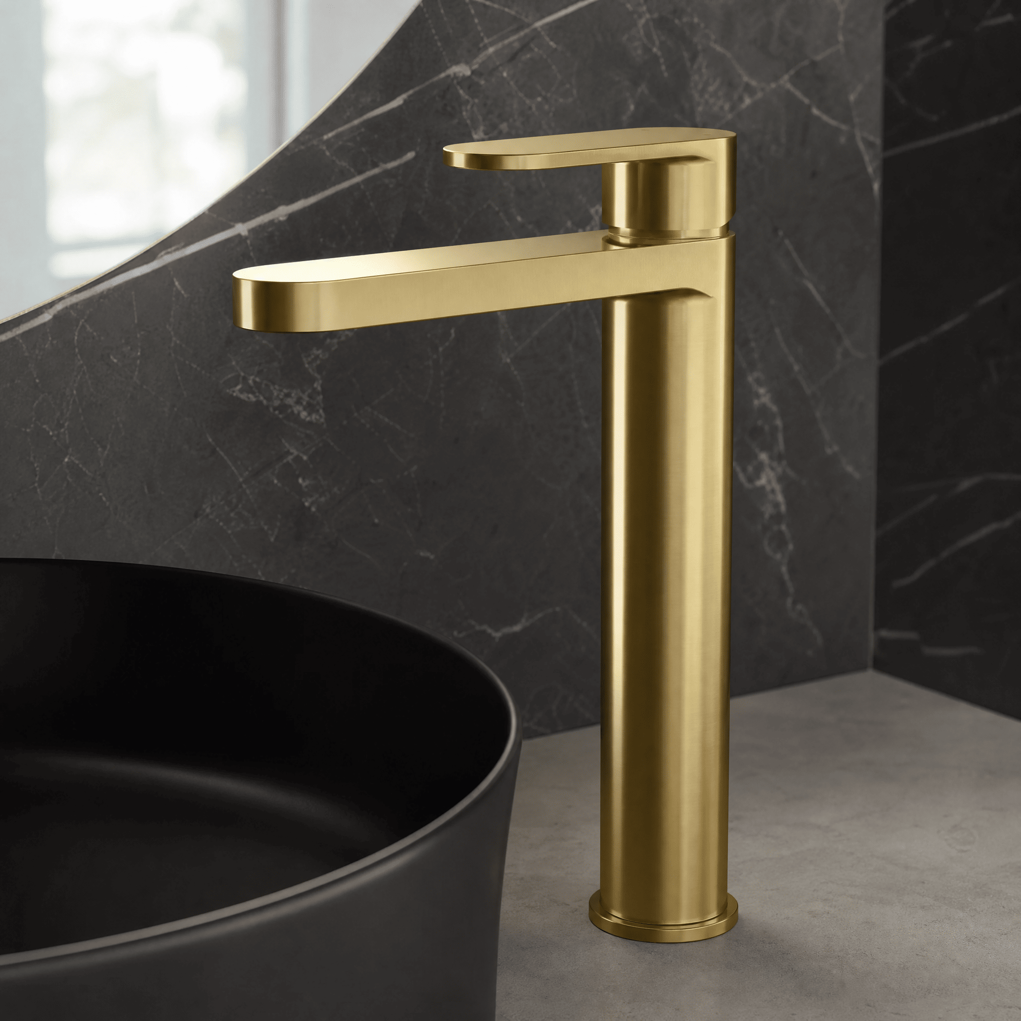 Brent Mono Tall Basin Mixer Tap