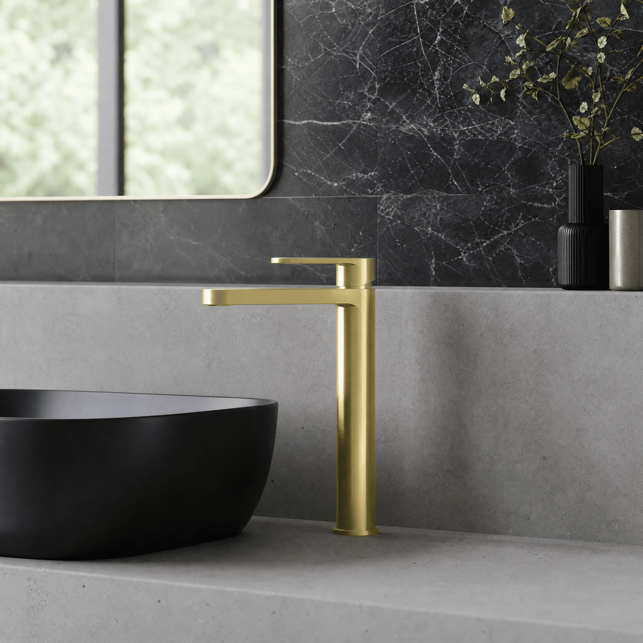 Brent Mono Tall Basin Mixer Tap