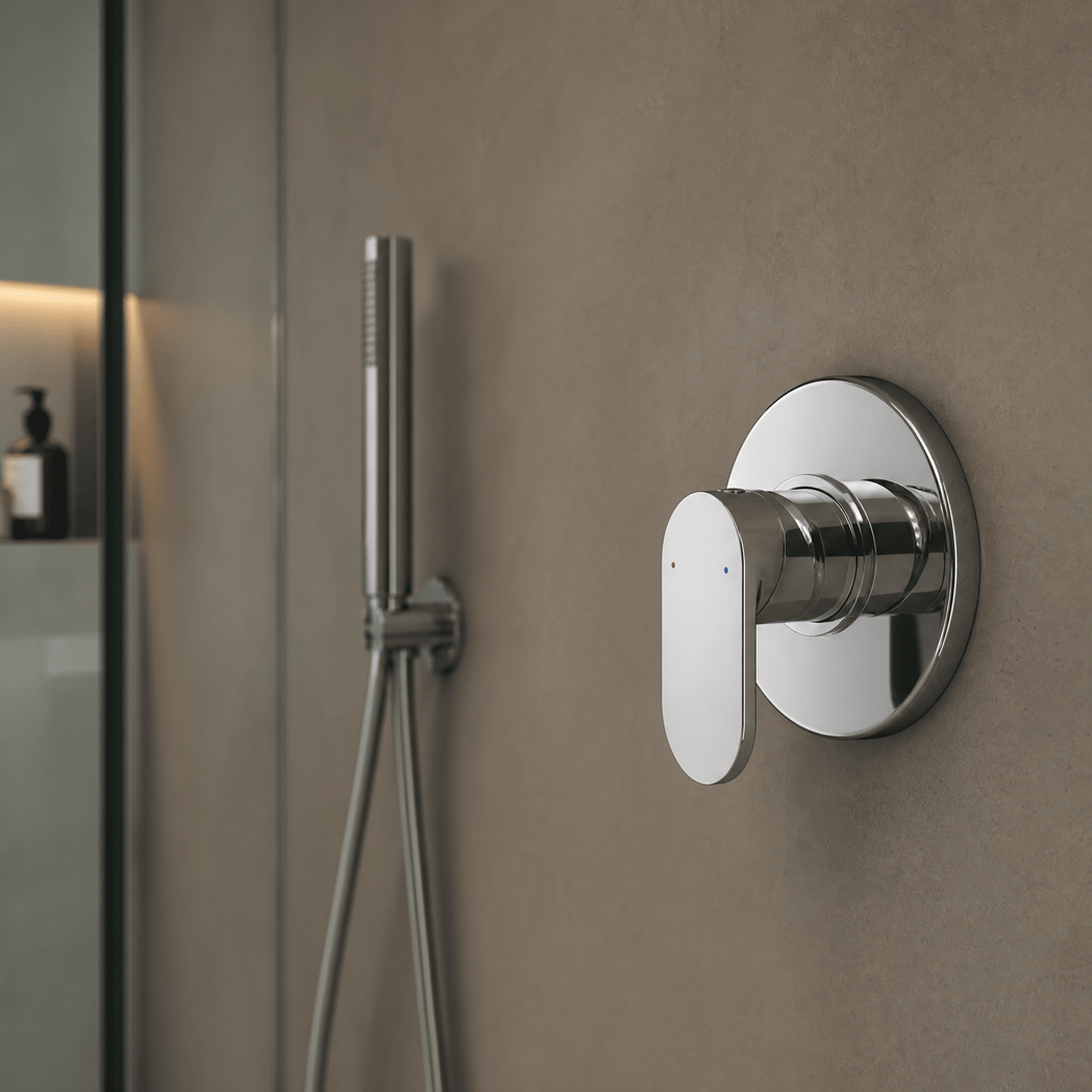 Brent 1 Outlet Manual Concealed Shower Valve - Chrome