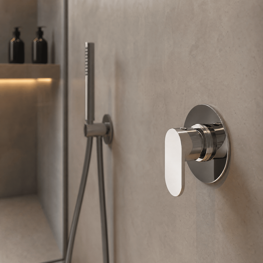 Brent 1 Outlet Thermostatic Concealed Shower Valve - Chrome