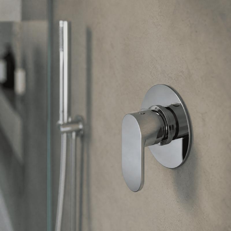 Brent 4 Outlet Concealed Manual Shower Valve With Diverter - Chrome