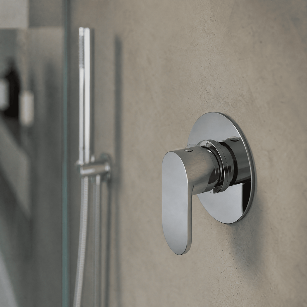 Brent 4 Outlet Concealed Manual Shower Valve With Diverter - Chrome