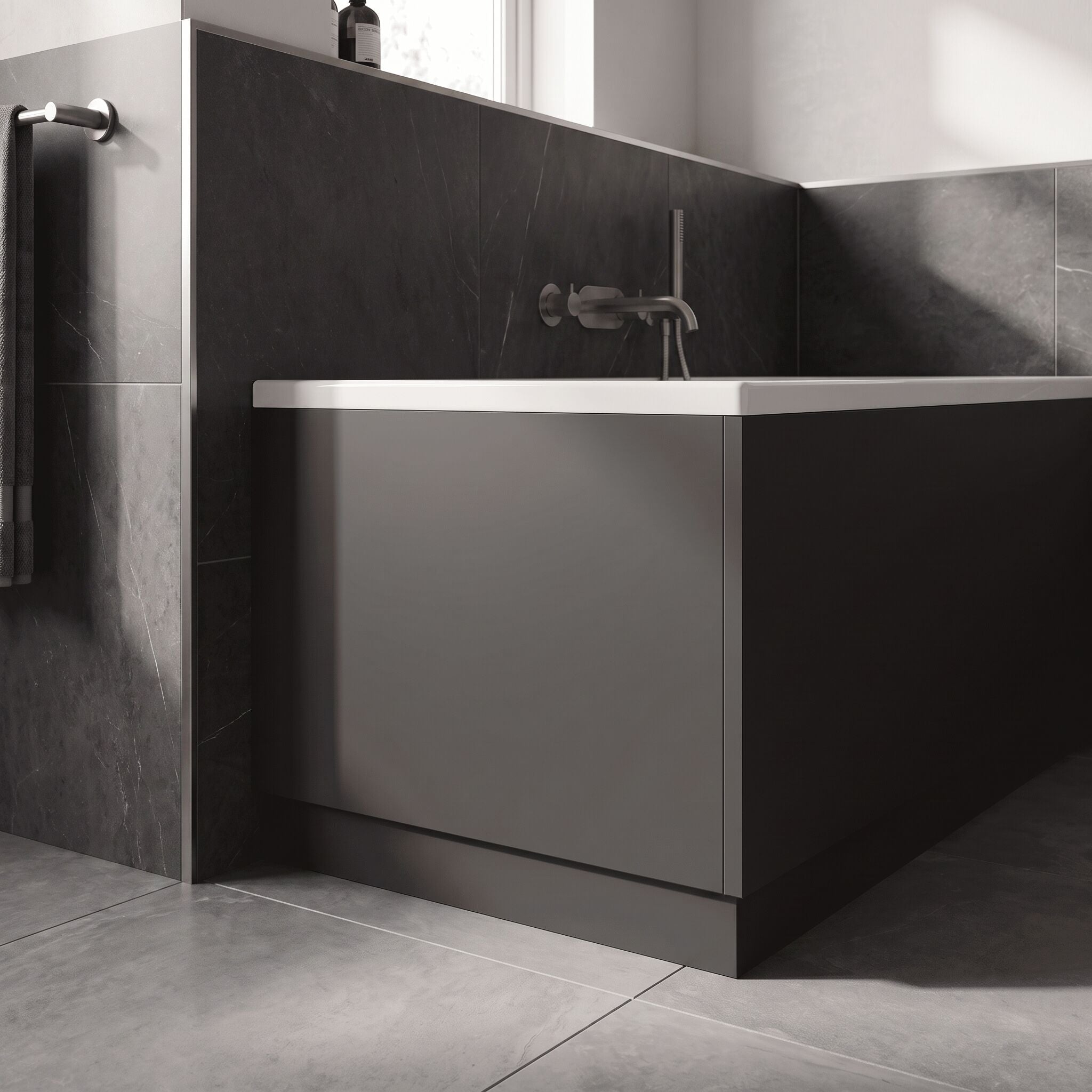 Solvex End Bath Panel with Plinth