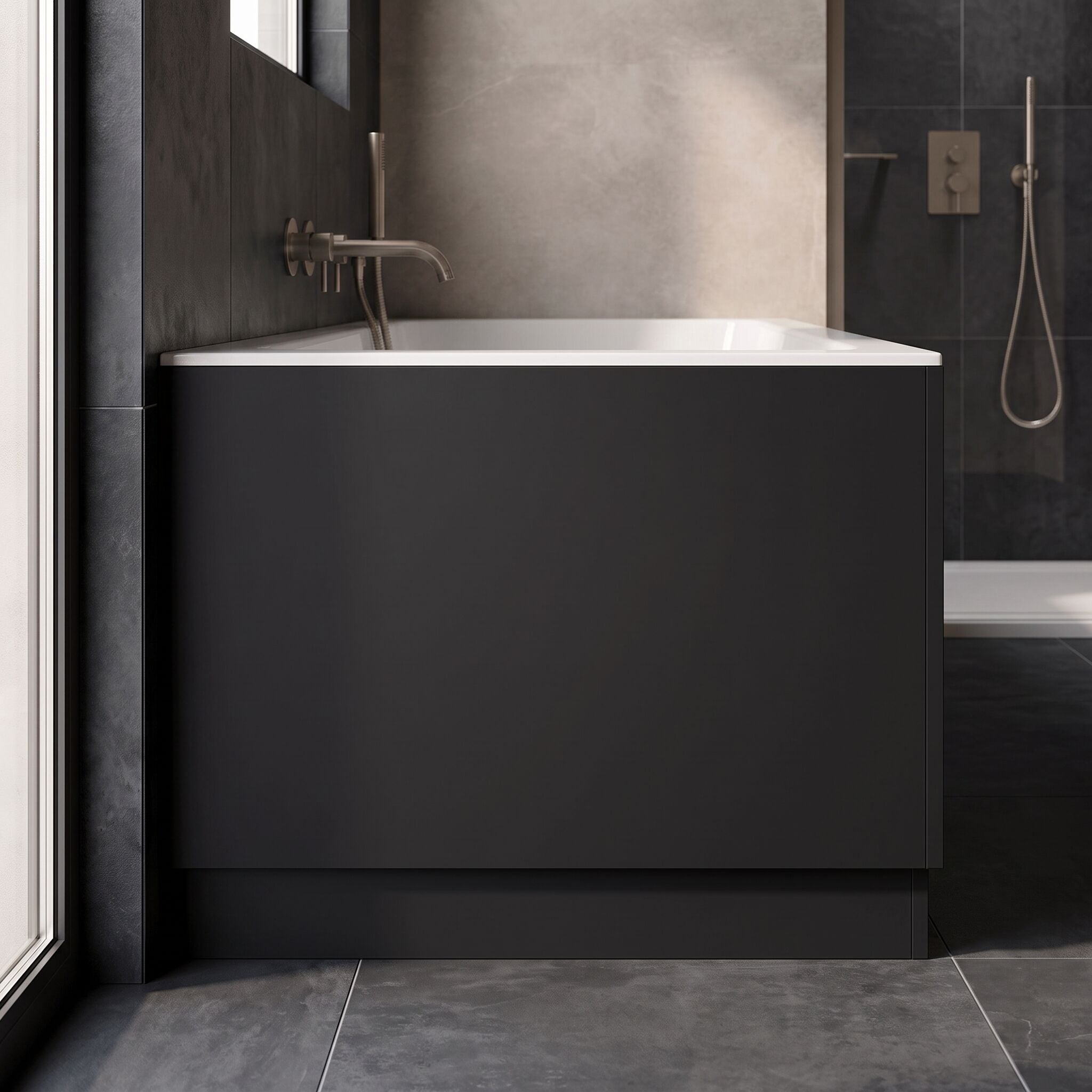 Solvex End Bath Panel with Plinth
